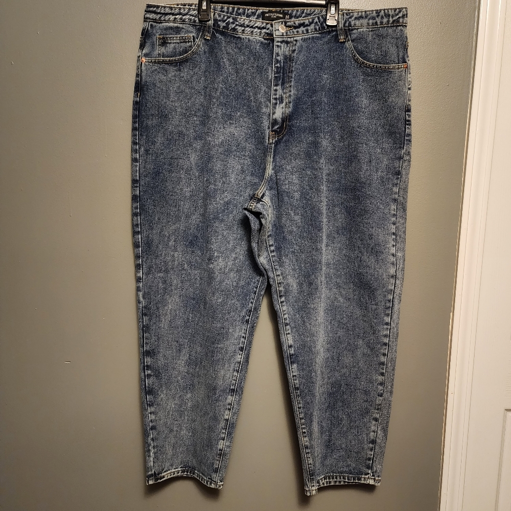 Pretty Little Thing vtg wash mom jeans size 20